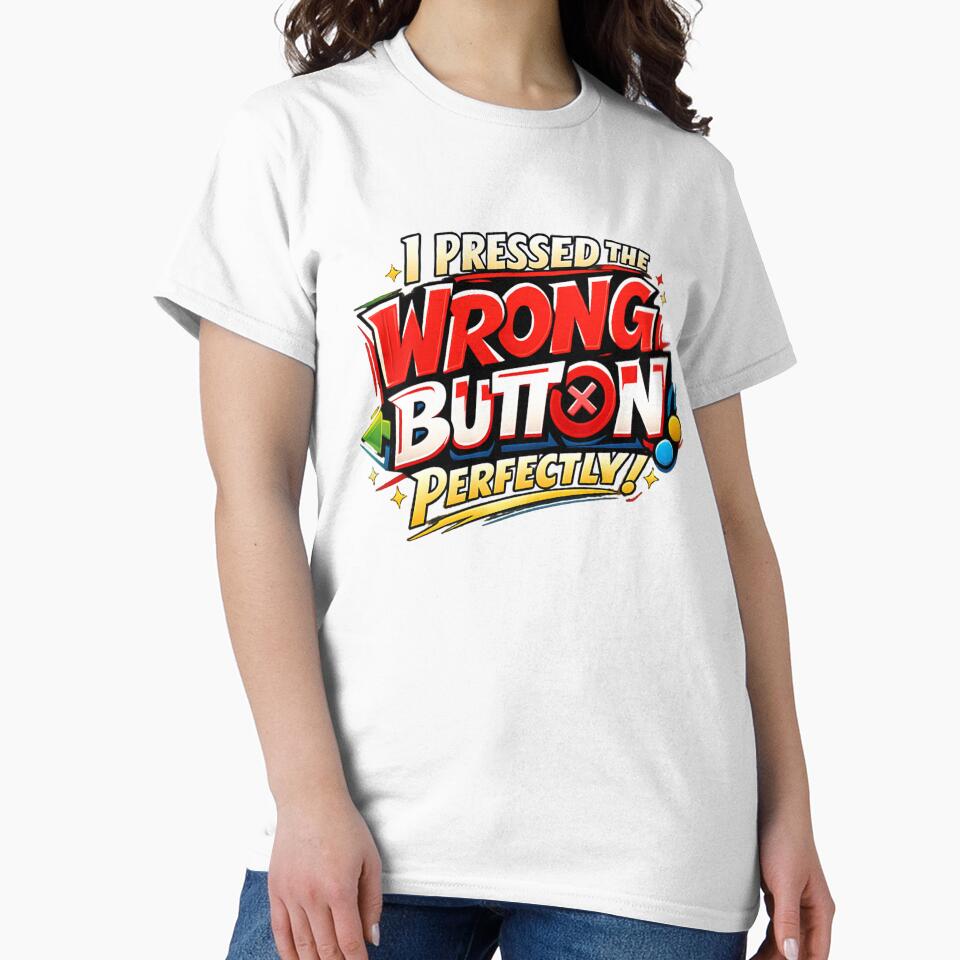 i pressed the wrong button perfectly by VireonTees T-Shirts, Hoodie, Sweatshirt | BlankRebels.com (Image 2)