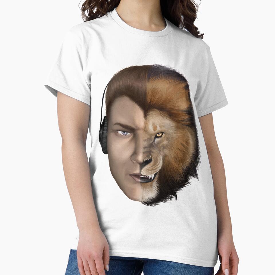 BORN READY - Lion Tee by fearlessmotivat Hoodie, Sweatshirt | BlankRebels.com (Image 2)
