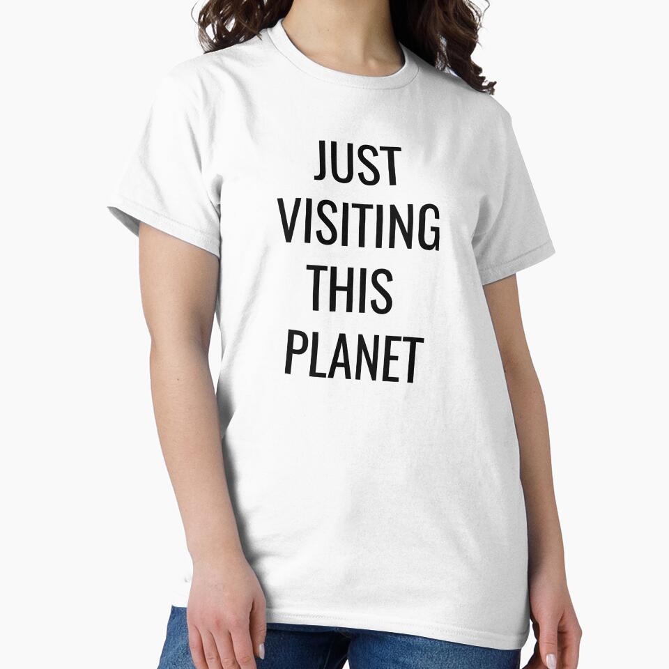 JUST VISITING THIS PLANET by Alice Monber’s LETTERING