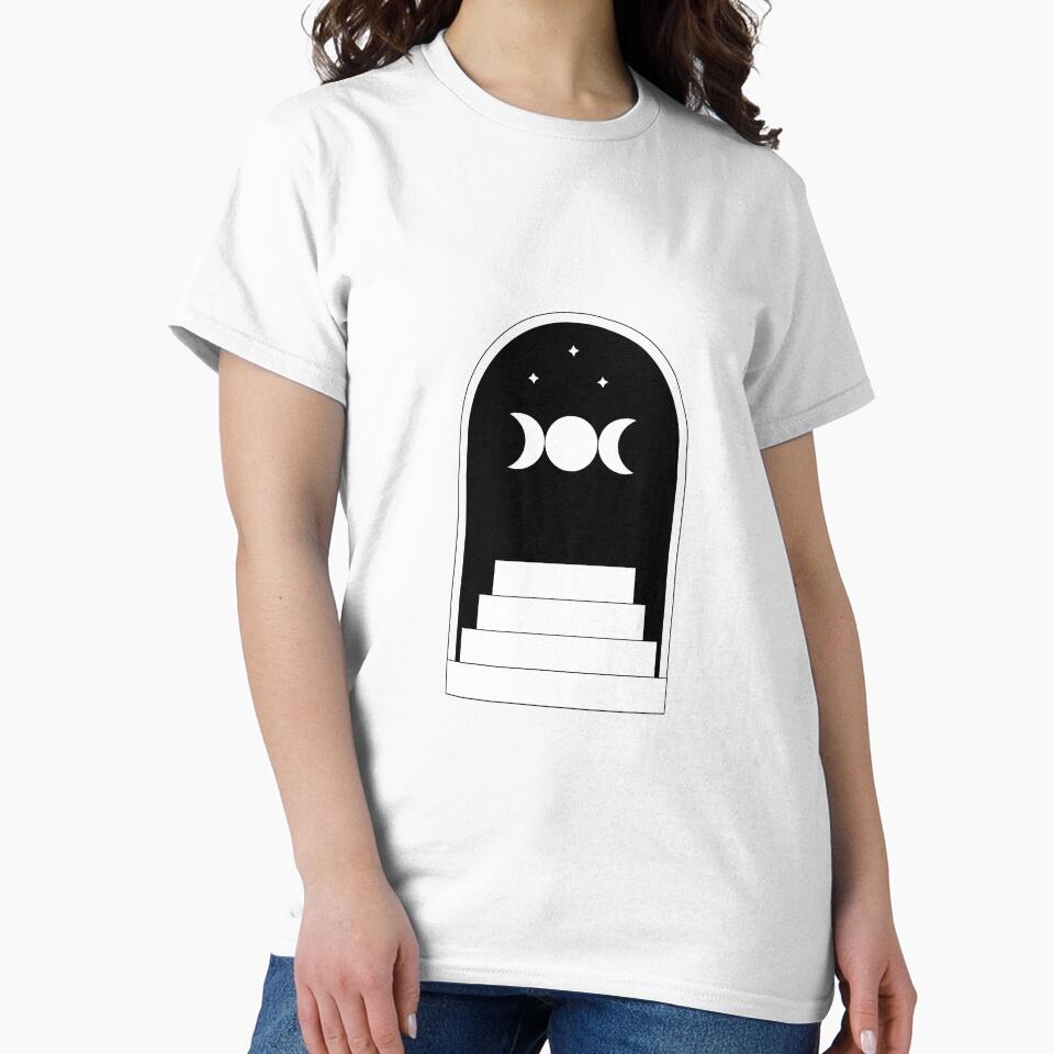 Boho staircase with moon phases by Lizvole T-Shirts, Hoodie, Sweatshirt | BlankRebels.com (Image 2)