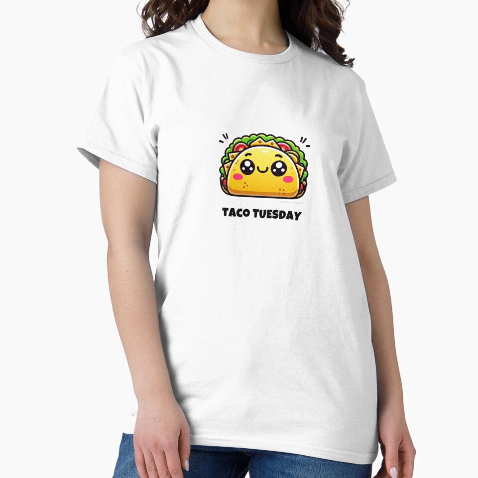Taco Tuesday - Kawaii Taco with Happy Face by SoftEmotion T-Shirts, Hoodie, Sweatshirt | BlankRebels.com (Image 2)