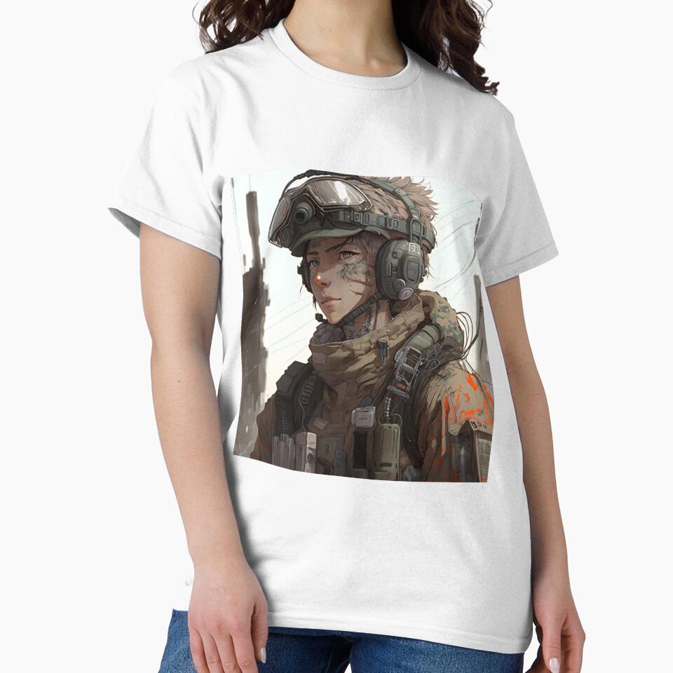 military anime by lokirick T-Shirts, Hoodie, Sweatshirt | BlankRebels.com (Image 2)