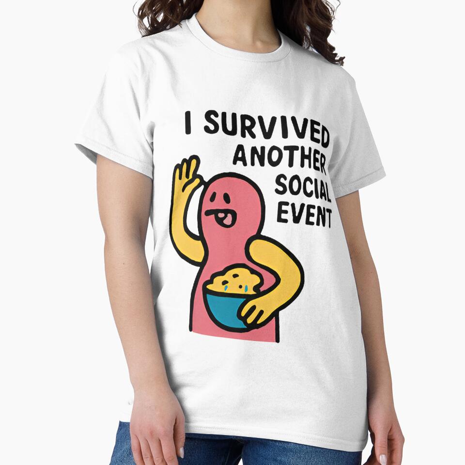 Social Event Survivor – Introvert Victory by VedantXStudio T-Shirts, Hoodie, Sweatshirt | BlankRebels.com (Image 2)