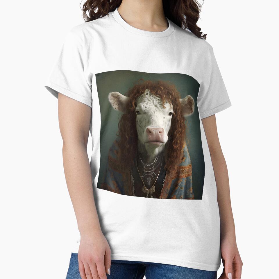 Hippie Cow by Chrisjeffries24 T-Shirts, Hoodie, Sweatshirt | BlankRebels.com (Image 2)