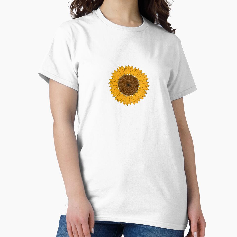 Sunflower Drawing by AzenethShop T-Shirts, Hoodie, Sweatshirt | BlankRebels.com (Image 2)