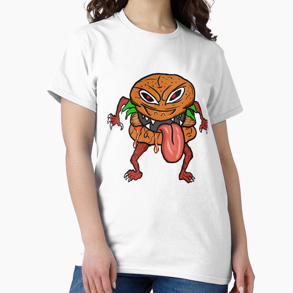 burger monster by saiwutan T-Shirts, Hoodie, Sweatshirt | BlankRebels.com (Image 2)