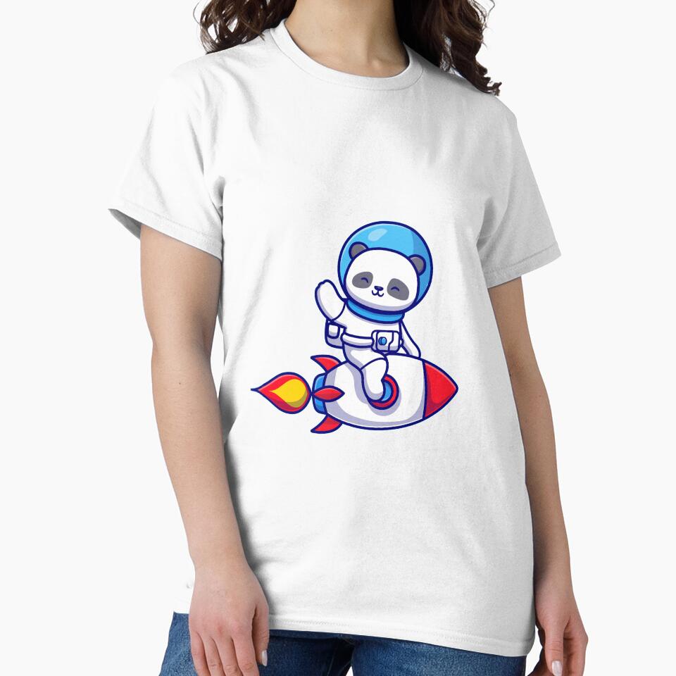 Panda Riding Rocket by Digital-Galore T-Shirts, Hoodie, Sweatshirt | BlankRebels.com (Image 2)