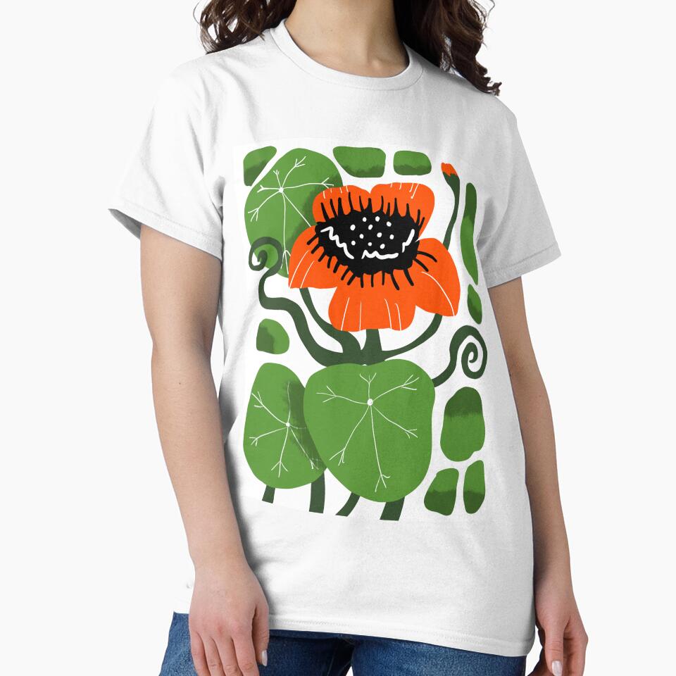 Orange flower by Wilame Lima T-Shirts, Hoodie, Sweatshirt | BlankRebels.com (Image 2)