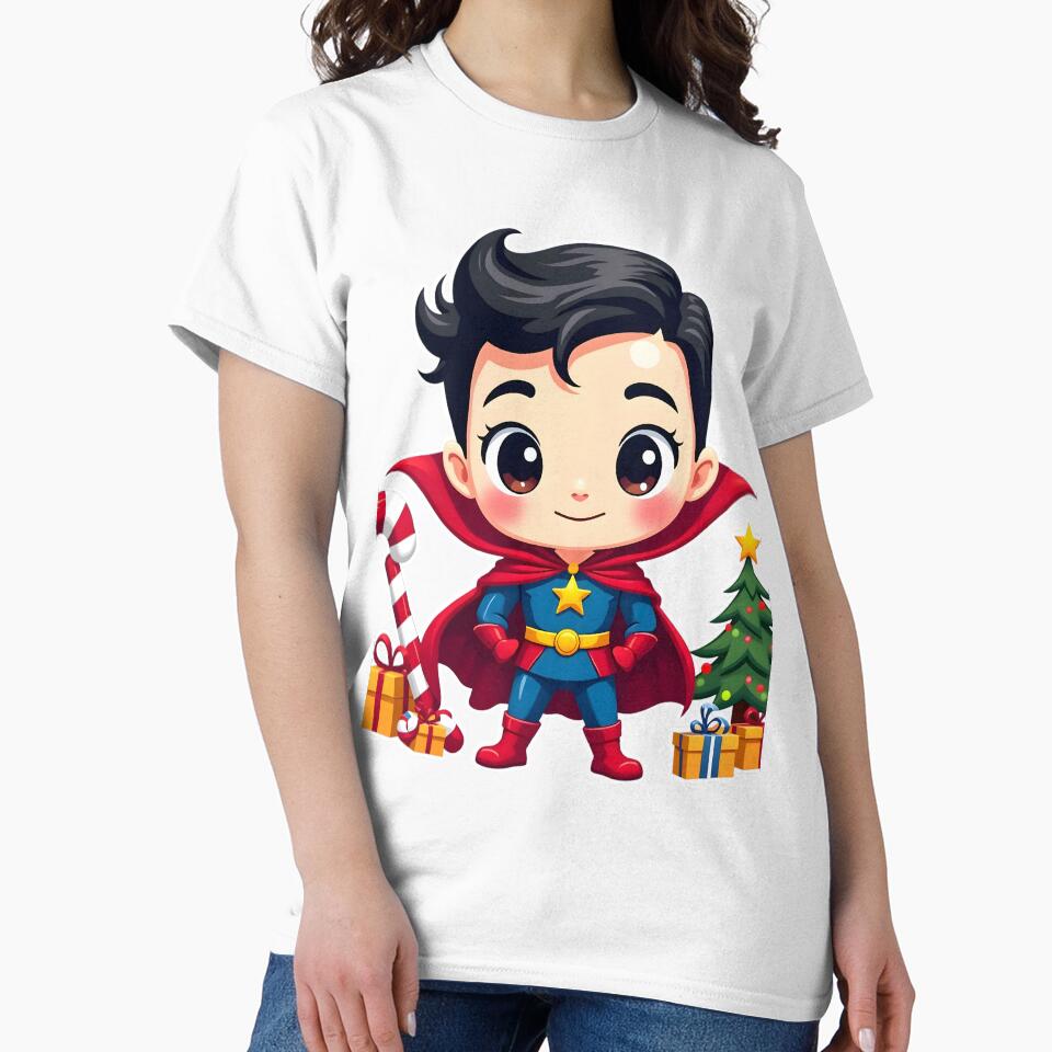 Festive Chibi Superhero - Christmas Cheer Edition by IMMIX Store T-Shirts, Hoodie, Sweatshirt | BlankRebels.com (Image 2)