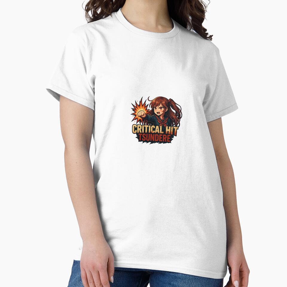 Critical Hit Tsundere by NeoKitsu T-Shirts, Hoodie, Sweatshirt | BlankRebels.com (Image 2)