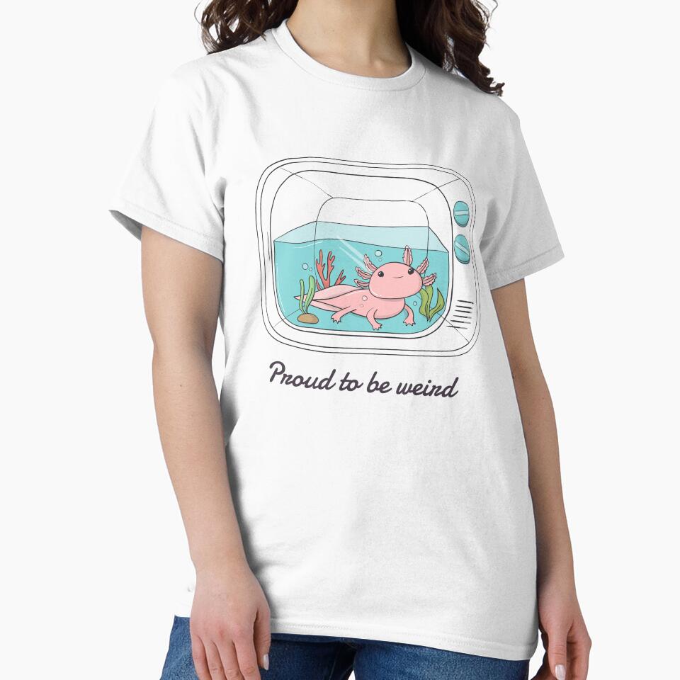 Kawaii Axolotl by SilkPajamas T-Shirts, Hoodie, Sweatshirt | BlankRebels.com (Image 2)