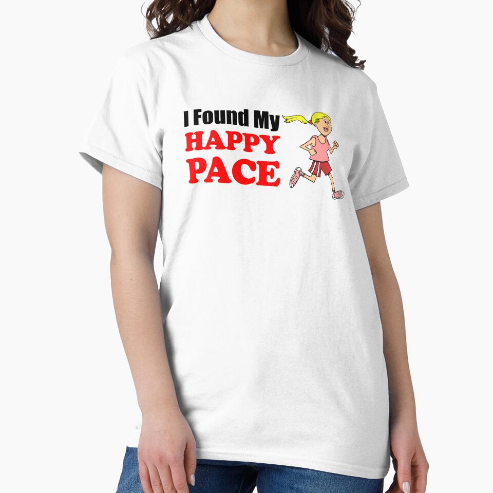 I Found My Happy Pace Running Female Runner by jaycartoonist T-Shirts, Hoodie, Sweatshirt | BlankRebels.com (Image 2)