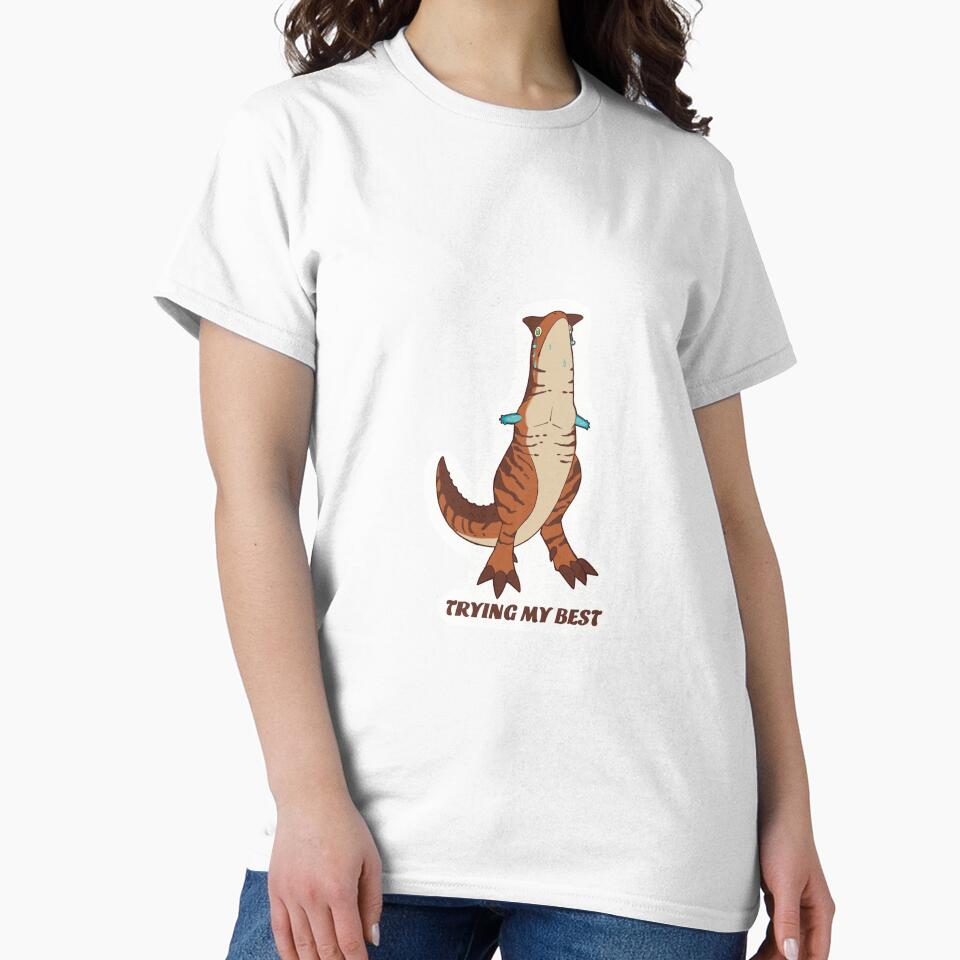 Trying My Best Carnotaurus by fussyfossils T-Shirts, Hoodie, Sweatshirt | BlankRebels.com (Image 2)