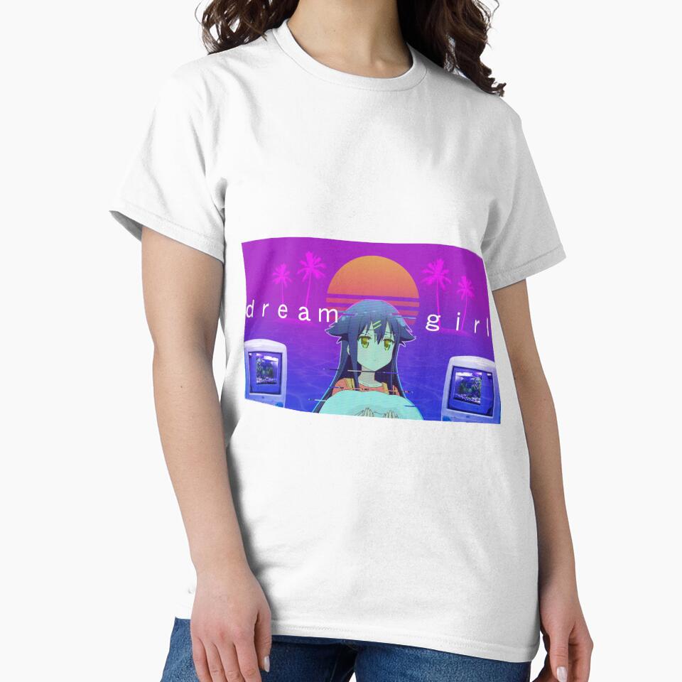 Vaporwave Anime Girl by Bien Design T-Shirts, Hoodie, Sweatshirt | BlankRebels.com (Image 2)