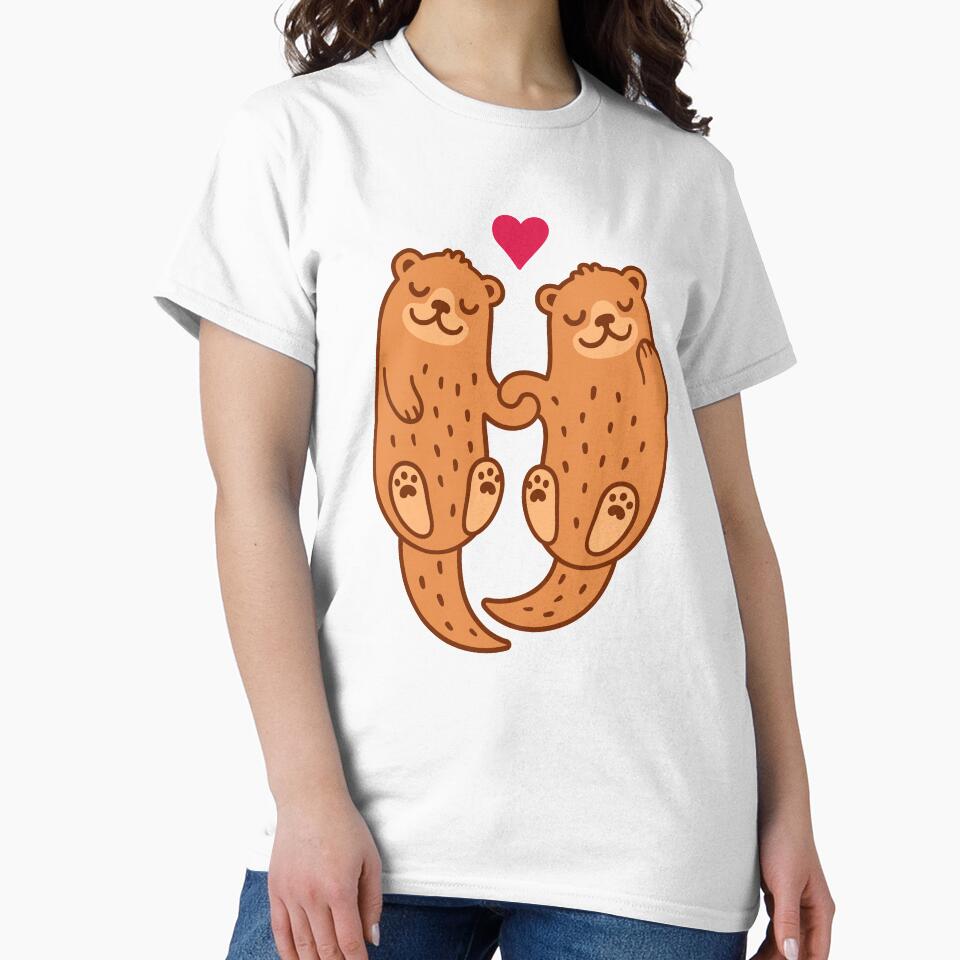 Otterly adorable by irmirx T-Shirts, Hoodie, Sweatshirt | BlankRebels.com (Image 2)