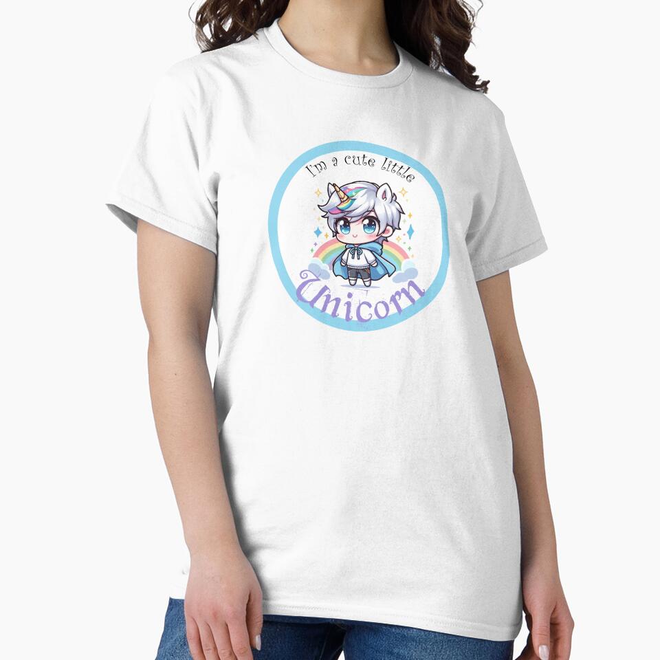 Cute Little Unicorn by Thehatinthecat T-Shirts, Hoodie, Sweatshirt | BlankRebels.com (Image 2)