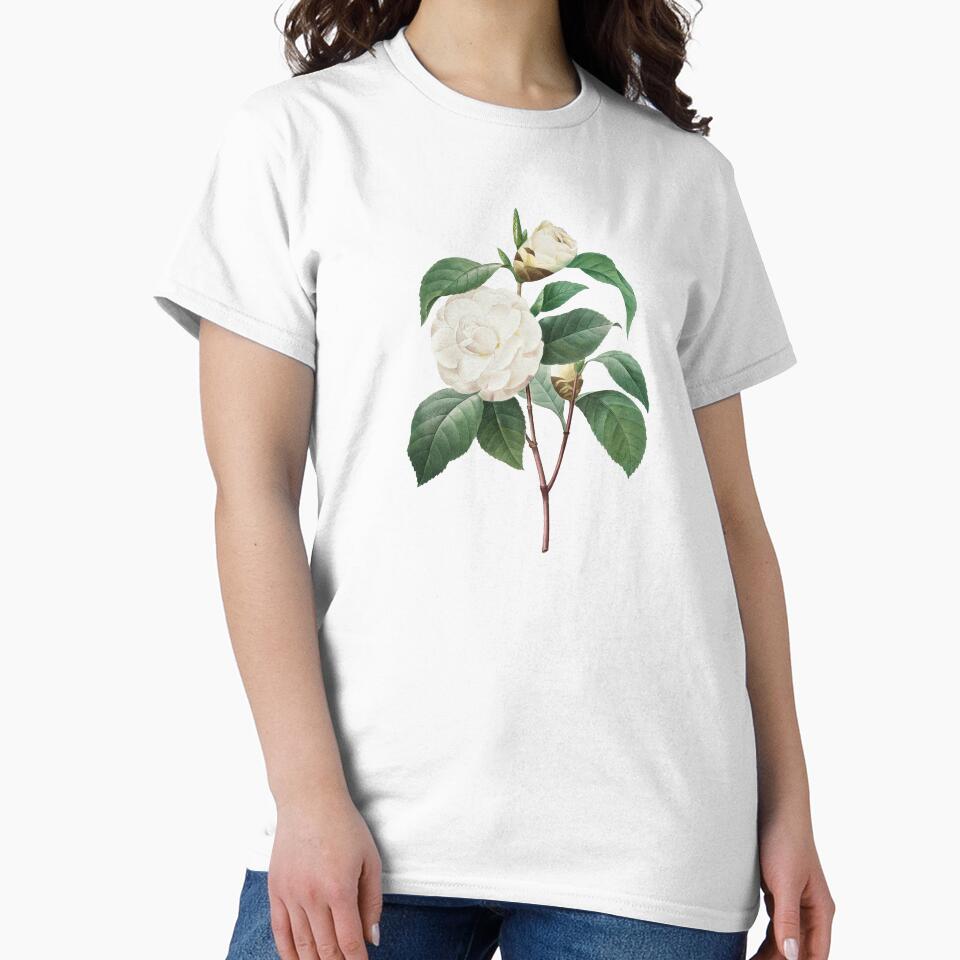 White Camellia by ArymeiCreations T-Shirts, Hoodie, Sweatshirt | BlankRebels.com (Image 2)