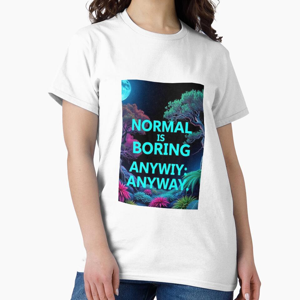 Bold Quote Typography — Black & Ocean Teal by Kawaii worlds T-Shirts, Hoodie, Sweatshirt | BlankRebels.com (Image 2)