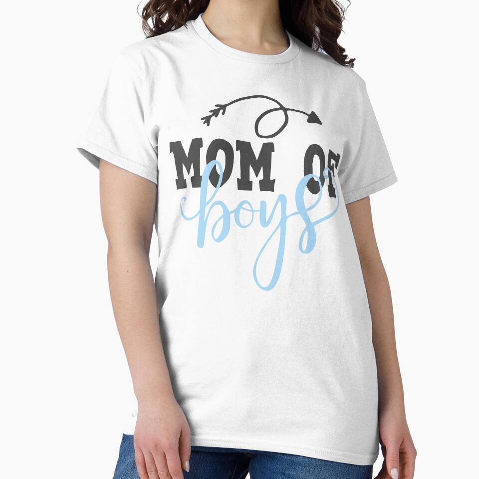 Mom Of Boys by Martina Mladenova T-Shirts, Hoodie, Sweatshirt | BlankRebels.com (Image 2)