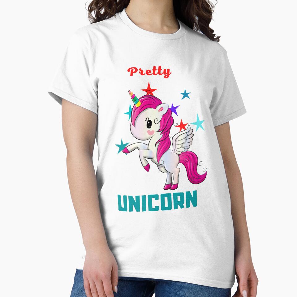Pretty unicorn by Desibeau T-Shirts, Hoodie, Sweatshirt | BlankRebels.com (Image 2)