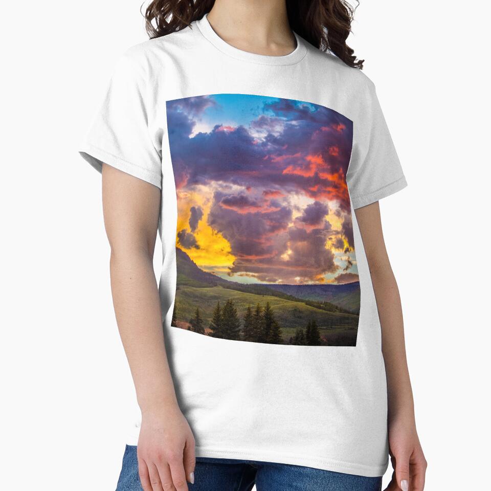 Explosive Sunset by May Finch T-Shirts, Hoodie, Sweatshirt | BlankRebels.com (Image 2)