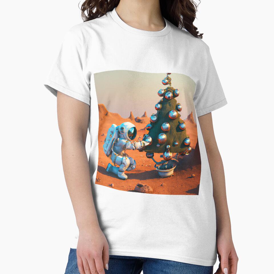 Astronaut Decorating a Christmas Tree by itsecems T-Shirts, Hoodie, Sweatshirt | BlankRebels.com (Image 2)
