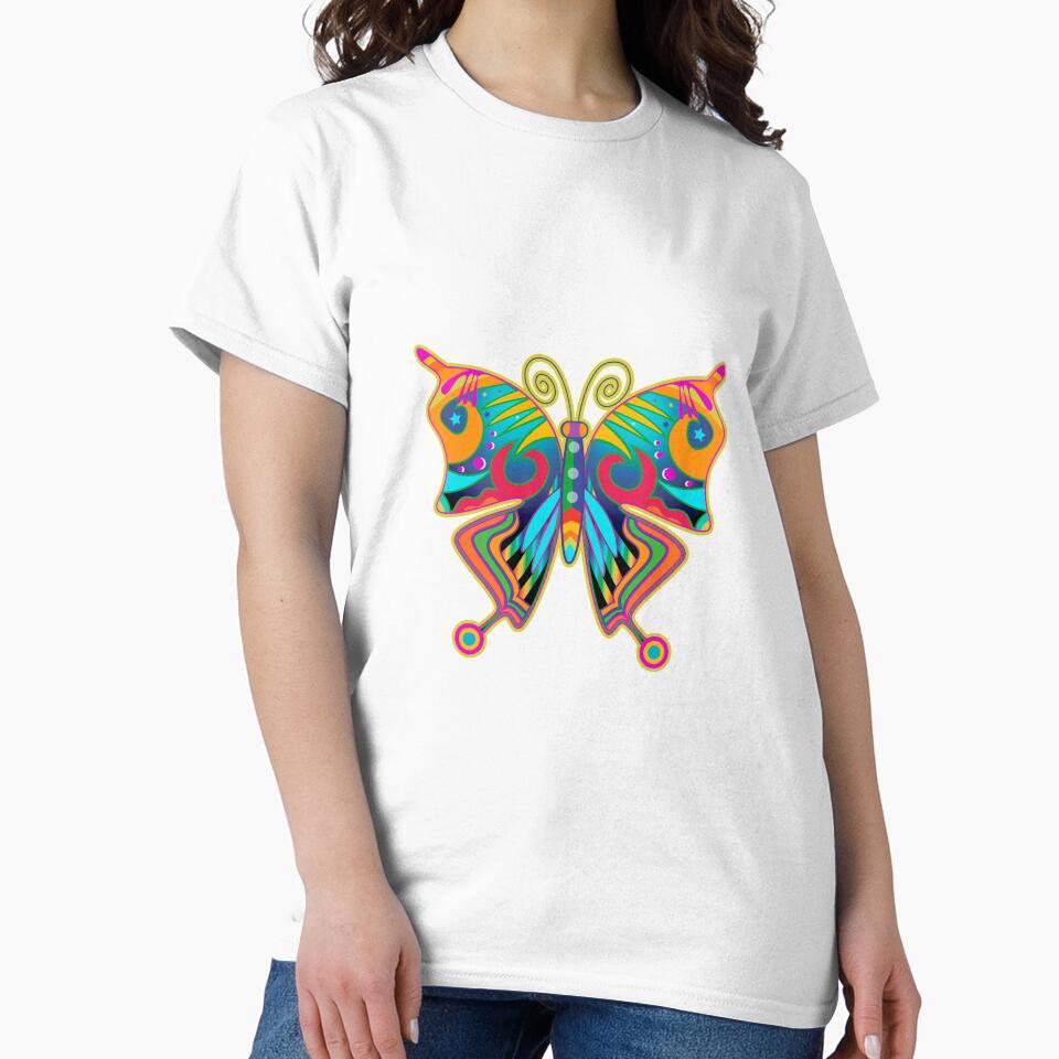 Butterfly Retro by gpsapparel T-Shirts, Hoodie, Sweatshirt | BlankRebels.com (Image 2)