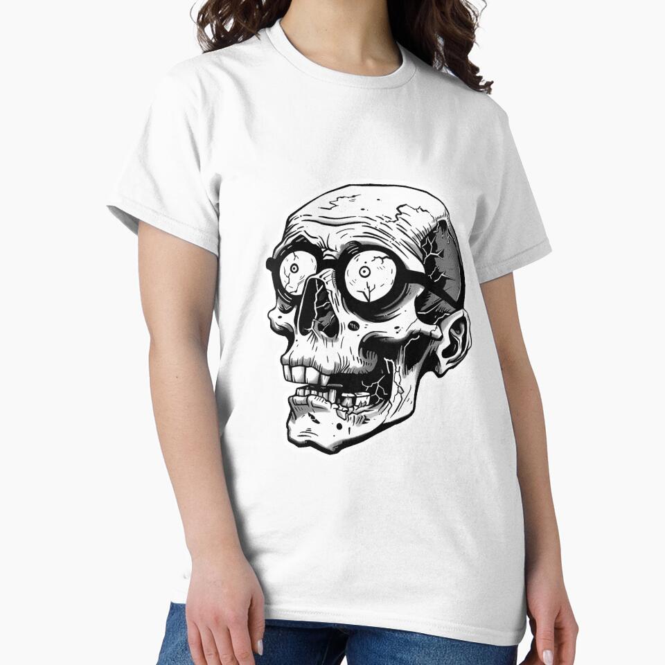 Skull by Line Designs By Duck T-Shirts, Hoodie, Sweatshirt | BlankRebels.com (Image 2)