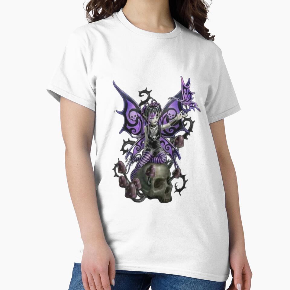 Dark Y2K Goth Fairy by nessieofwaas T-Shirts, Hoodie, Sweatshirt | BlankRebels.com (Image 2)