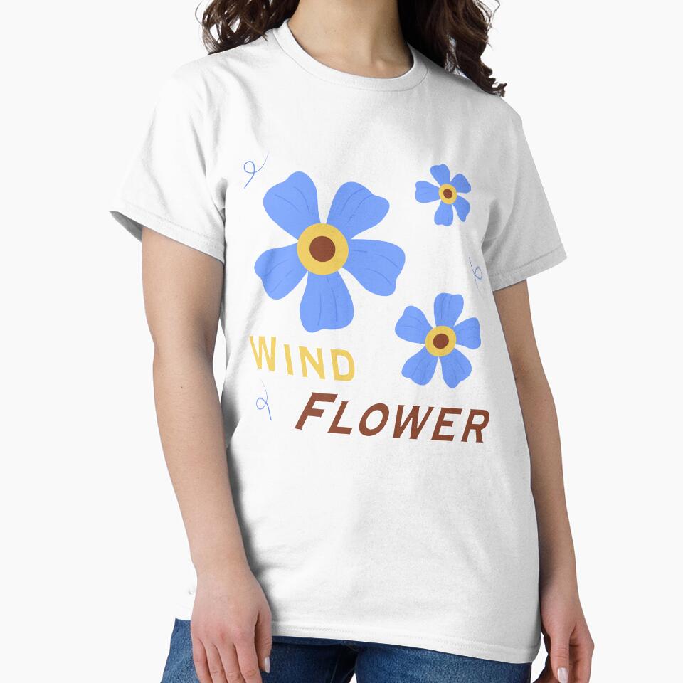 Aesthetic Wind Flower by SulariTDsign T-Shirts, Hoodie, Sweatshirt | BlankRebels.com (Image 2)
