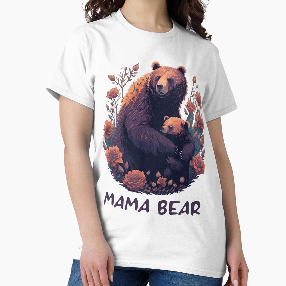 Mama Bear - Happy Mothers Day Special by thrillquest T-Shirts, Hoodie, Sweatshirt | BlankRebels.com (Image 2)