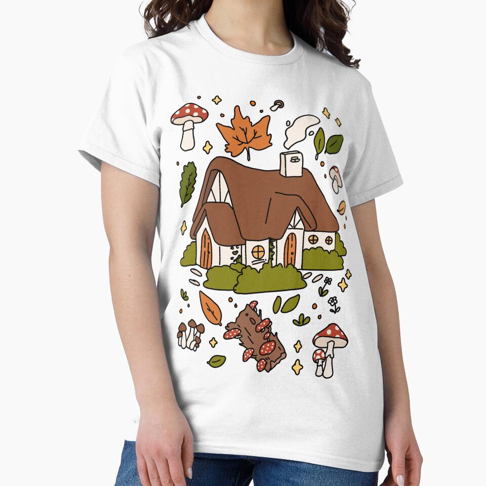 Cute Cottagecore Illustration Fall Autumn Season #2 by Annisa Yuwanda T-Shirts, Hoodie, Sweatshirt (Image 2)