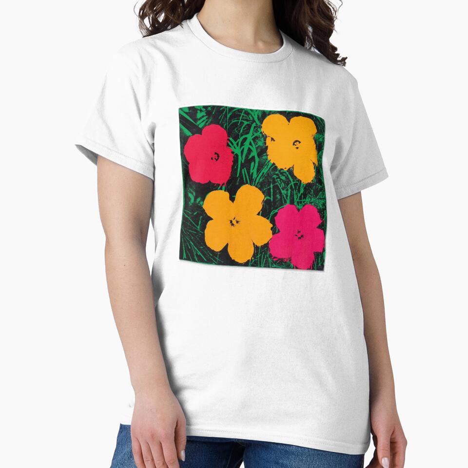 Andy Warhol Flowers T-Shirts, Hoodie, Sweatshirt