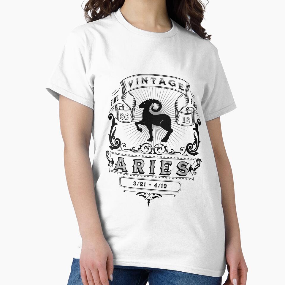 The Zodiac Sign of Aries Black and White 2012 by rhombusOnion T-Shirts, Hoodie, Sweatshirt | BlankRebels.com (Image 2)
