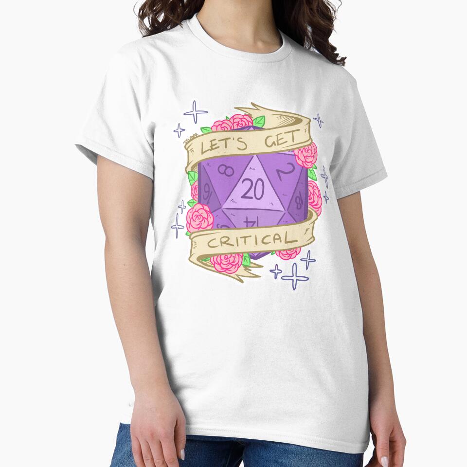 d20 - Let's Get Critical by JammyScribbler T-Shirts, Hoodie, Sweatshirt | BlankRebels.com (Image 2)