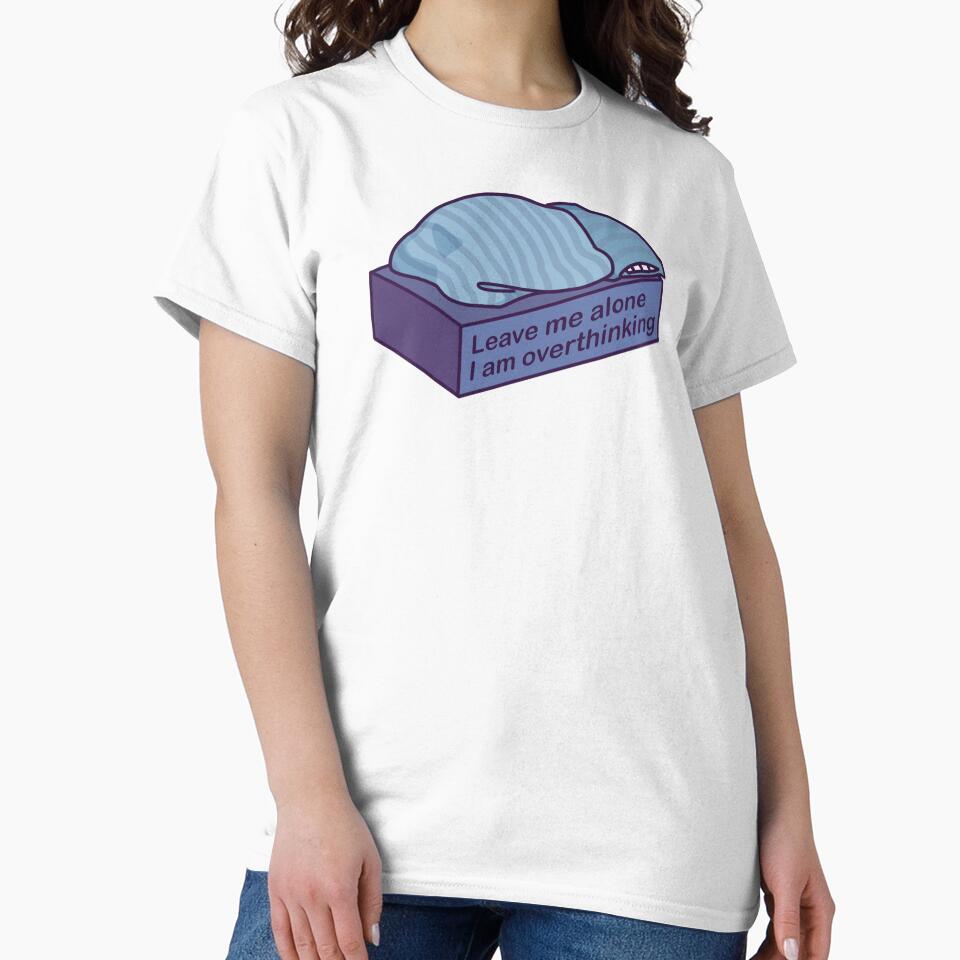 Leave me alone I’m overthinking in blue by Kyiomi T-Shirts, Hoodie, Sweatshirt | BlankRebels.com (Image 2)