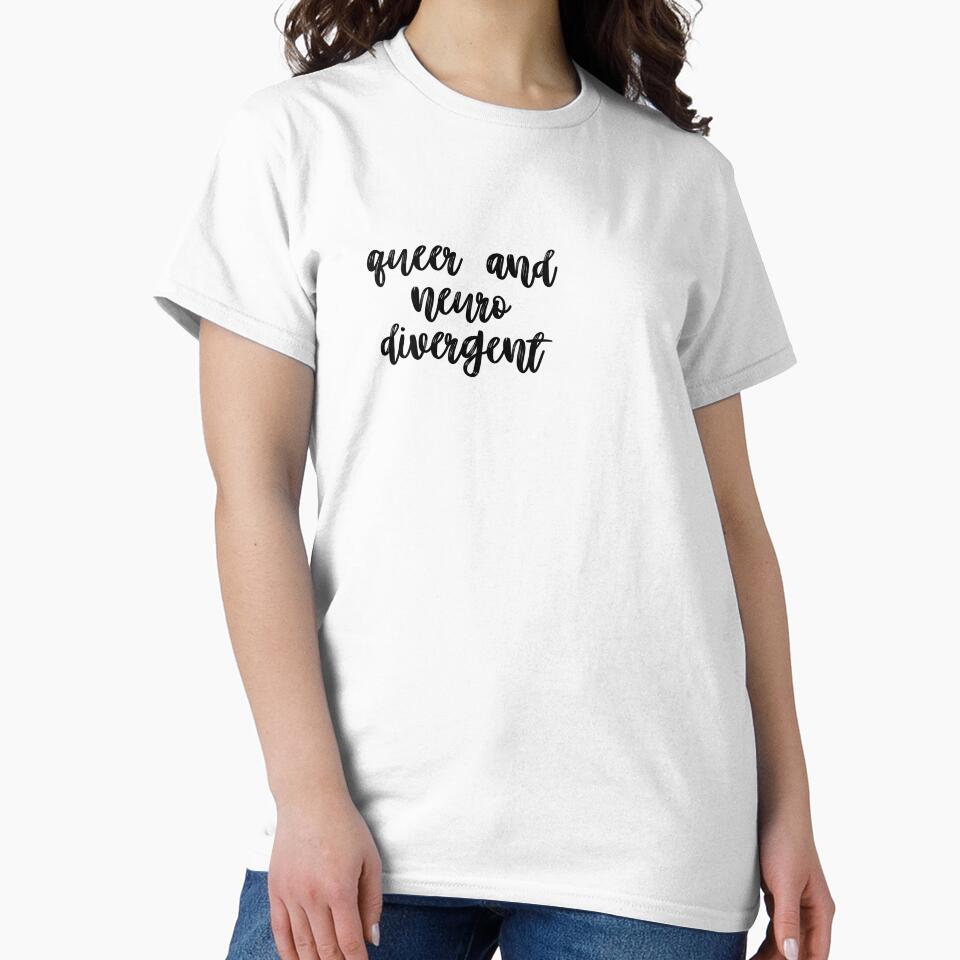 queer and neurodivergent by snail-galaxy T-Shirts, Hoodie, Sweatshirt | BlankRebels.com (Image 2)