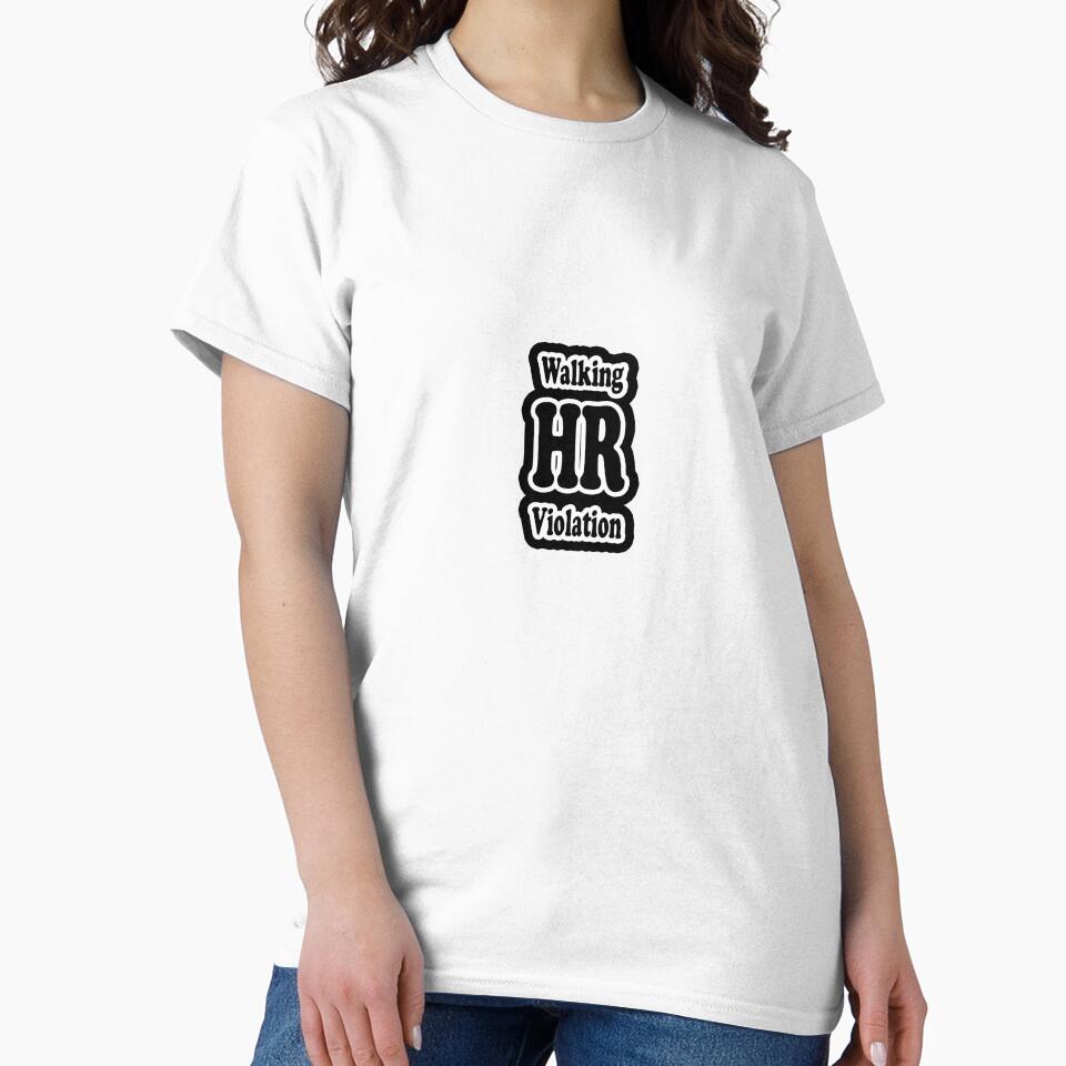 Walking HR Violation Sticker – Funny Workplace Humor Design by Line Designs By Duck T-Shirts, Hoodie, Sweatshirt (Image 2)