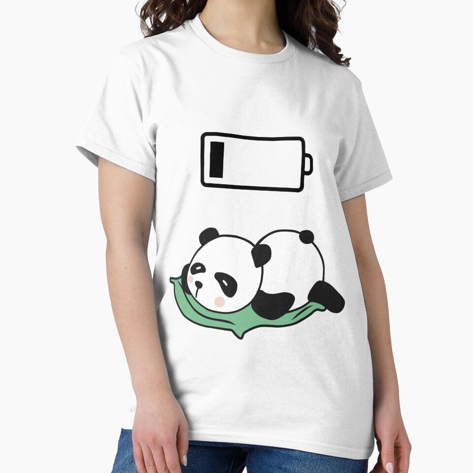 battery charge usagi cute panda by LACHGAROO T-Shirts, Hoodie, Sweatshirt | BlankRebels.com (Image 2)
