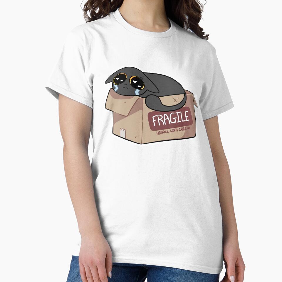 Fragile Handle Care! (Black Cat) T-Shirts, Hoodie, Sweatshirt