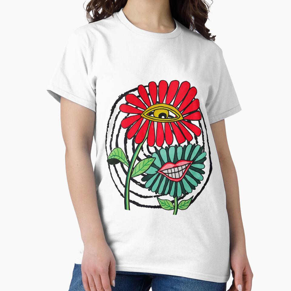 Happy Flowers by The Morbid Hippie T-Shirts, Hoodie, Sweatshirt | BlankRebels.com (Image 2)