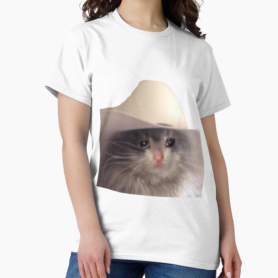 sad cowboy cat by kstoleit T-Shirts, Hoodie, Sweatshirt | BlankRebels.com (Image 2)