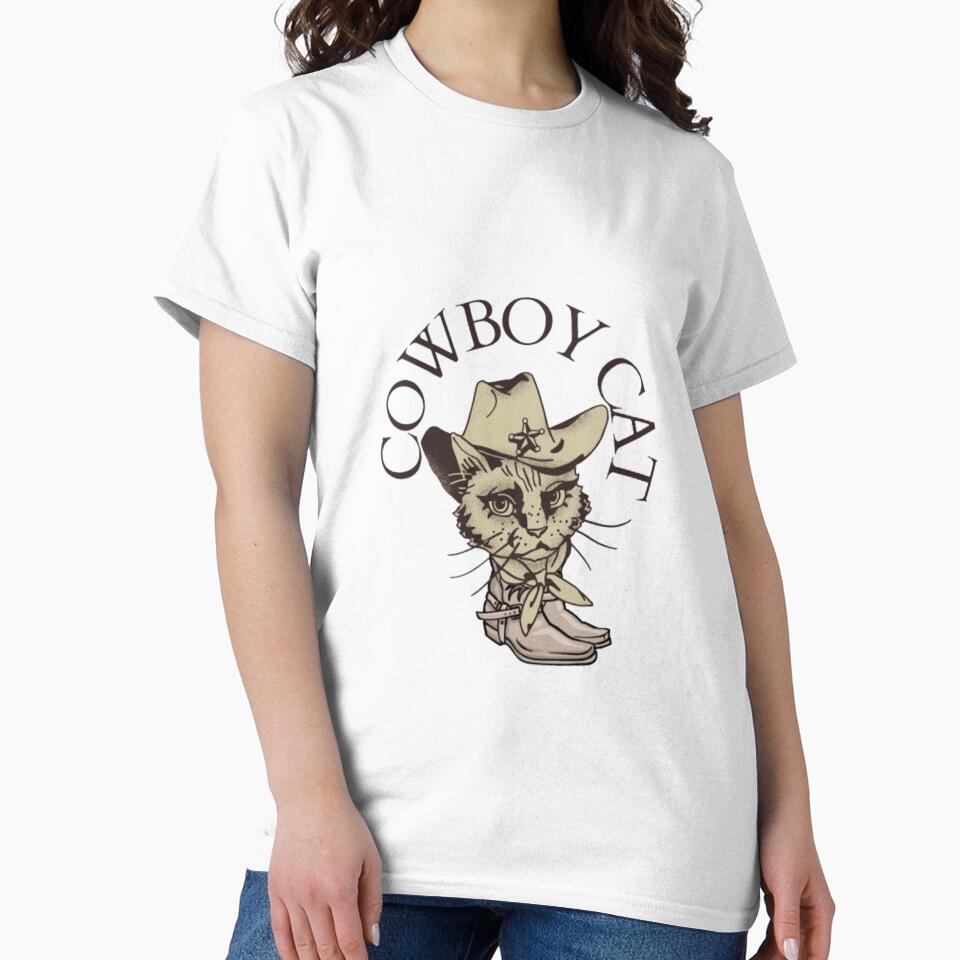 Cowboy Cat by wykystore T-Shirts, Hoodie, Sweatshirt | BlankRebels.com (Image 2)