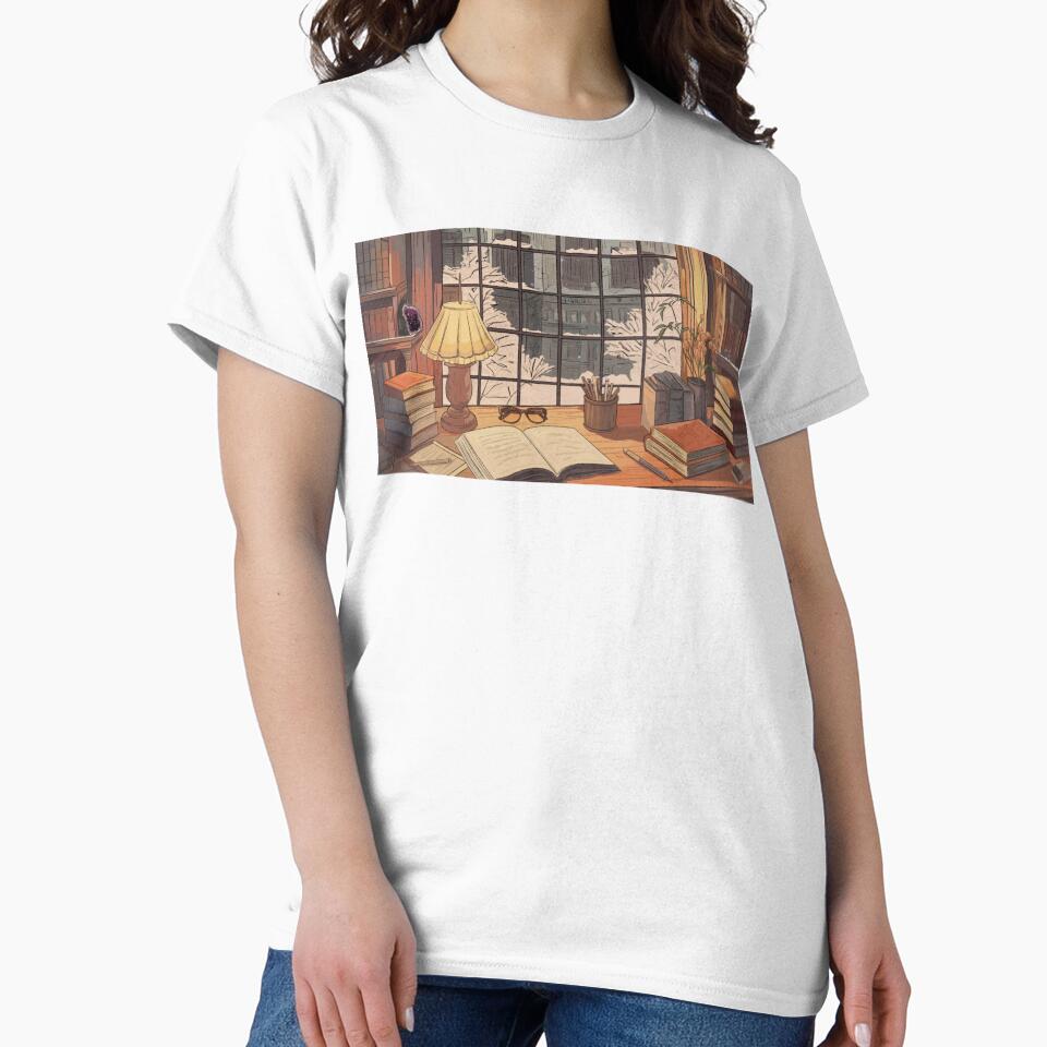 New York Snowy Study by CozyNotes T-Shirts, Hoodie, Sweatshirt | BlankRebels.com (Image 2)