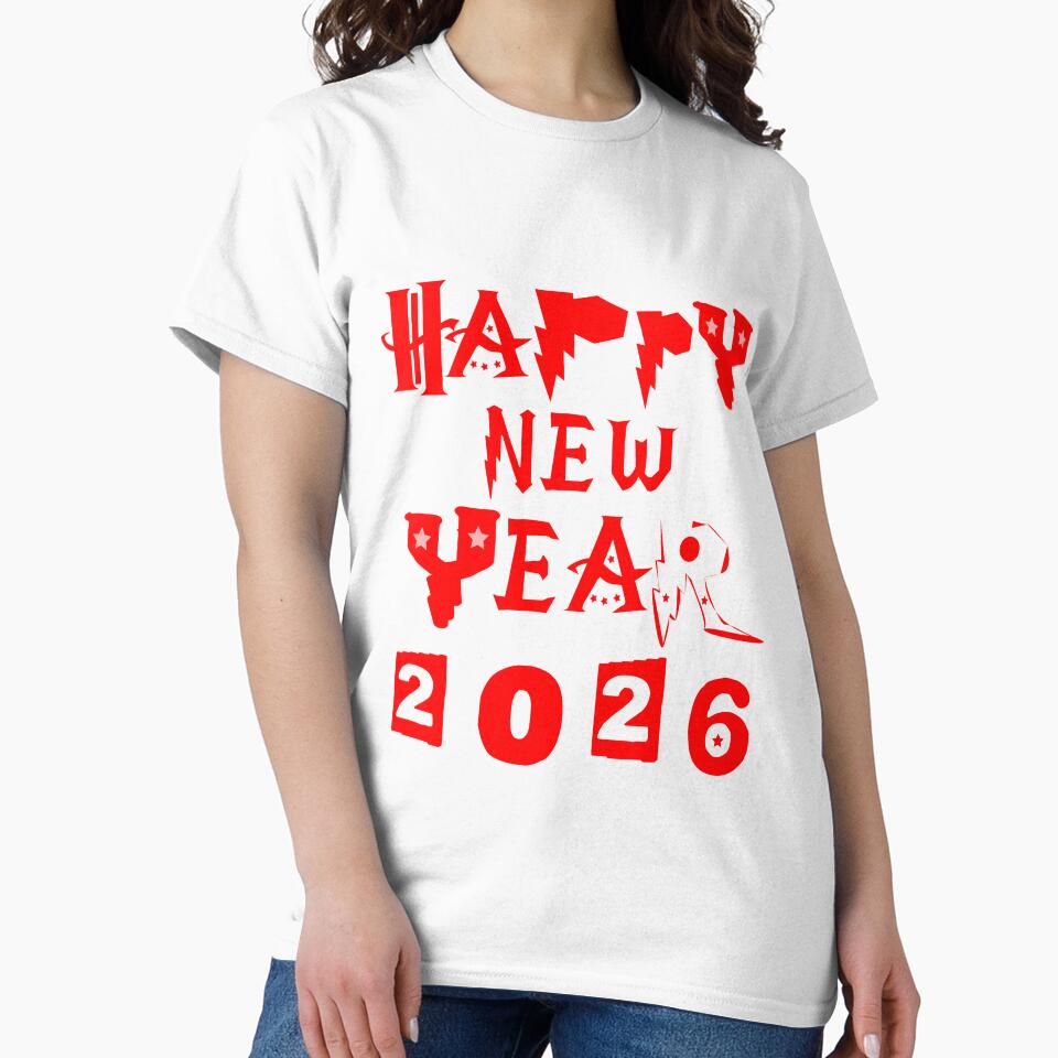 Happy New Year 2026 by ShuaibDesigns T-Shirts, Hoodie, Sweatshirt | BlankRebels.com (Image 2)