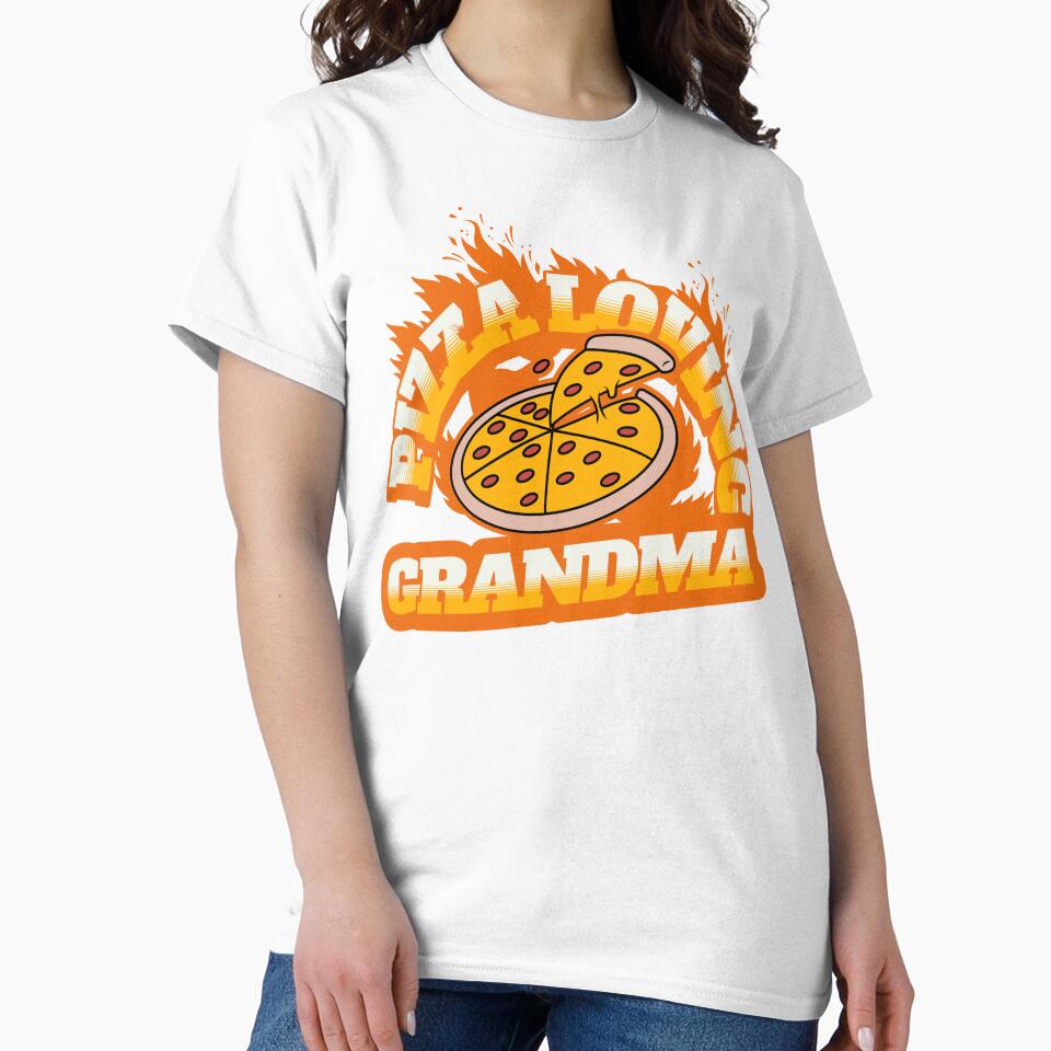Pizza Loving Grandma by NuttySqueaky T-Shirts, Hoodie, Sweatshirt | BlankRebels.com (Image 2)