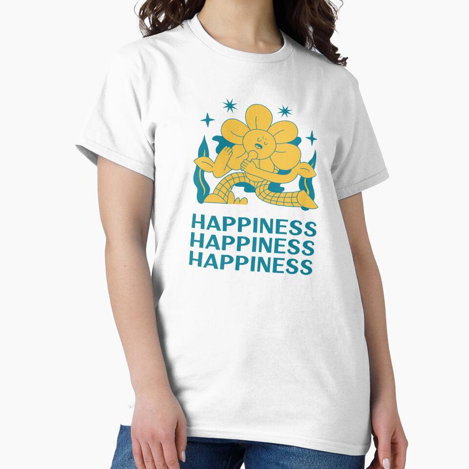 Happiness Nameste Mindfulness Garden Gardening Retro 90'S Y2K Sticker Hat T-Shirts, Hoodie, Sweatshirt