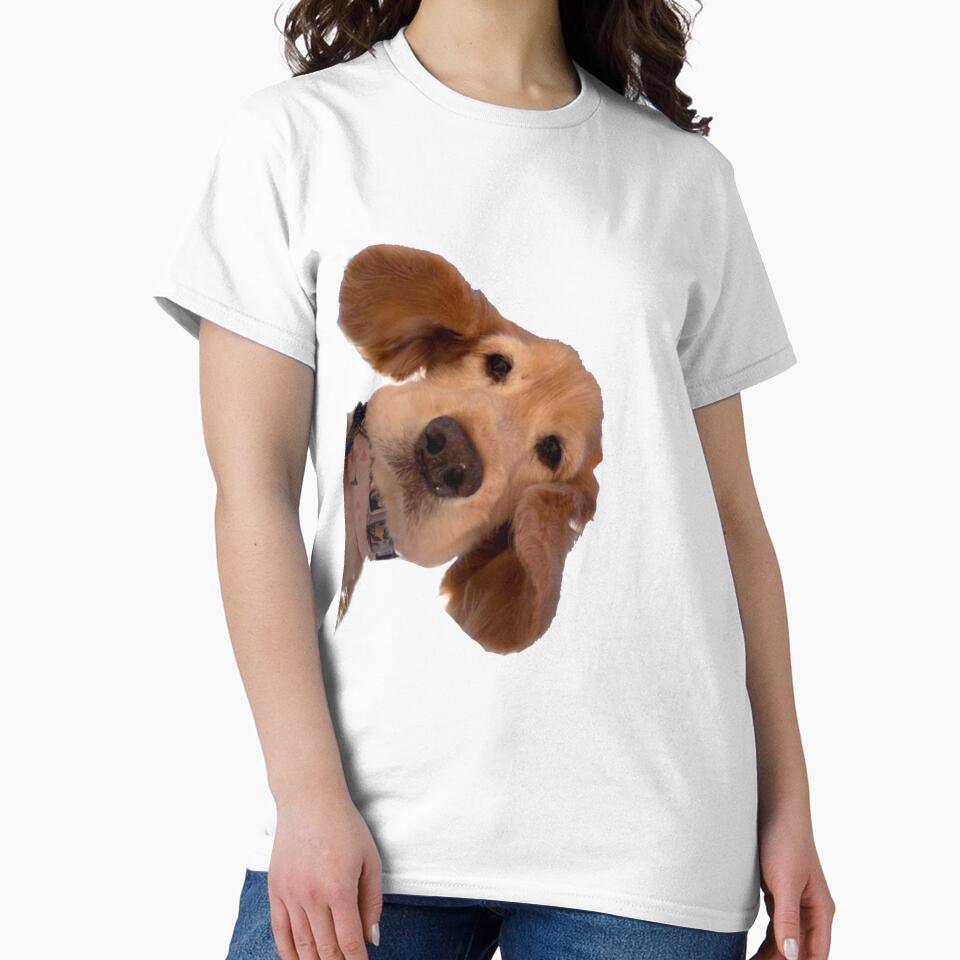 cute golden retriever head by DesignsByJas T-Shirts, Hoodie, Sweatshirt | BlankRebels.com (Image 2)