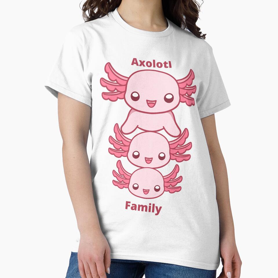 Axolotl family by Beena83 T-Shirts, Hoodie, Sweatshirt | BlankRebels.com (Image 2)