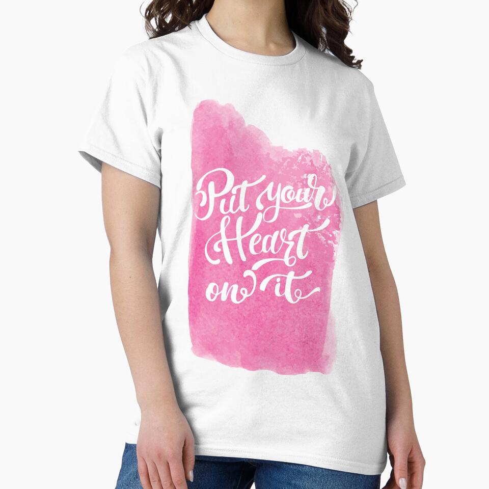Put your heart on it by signedwithx T-Shirts, Hoodie, Sweatshirt | BlankRebels.com (Image 2)
